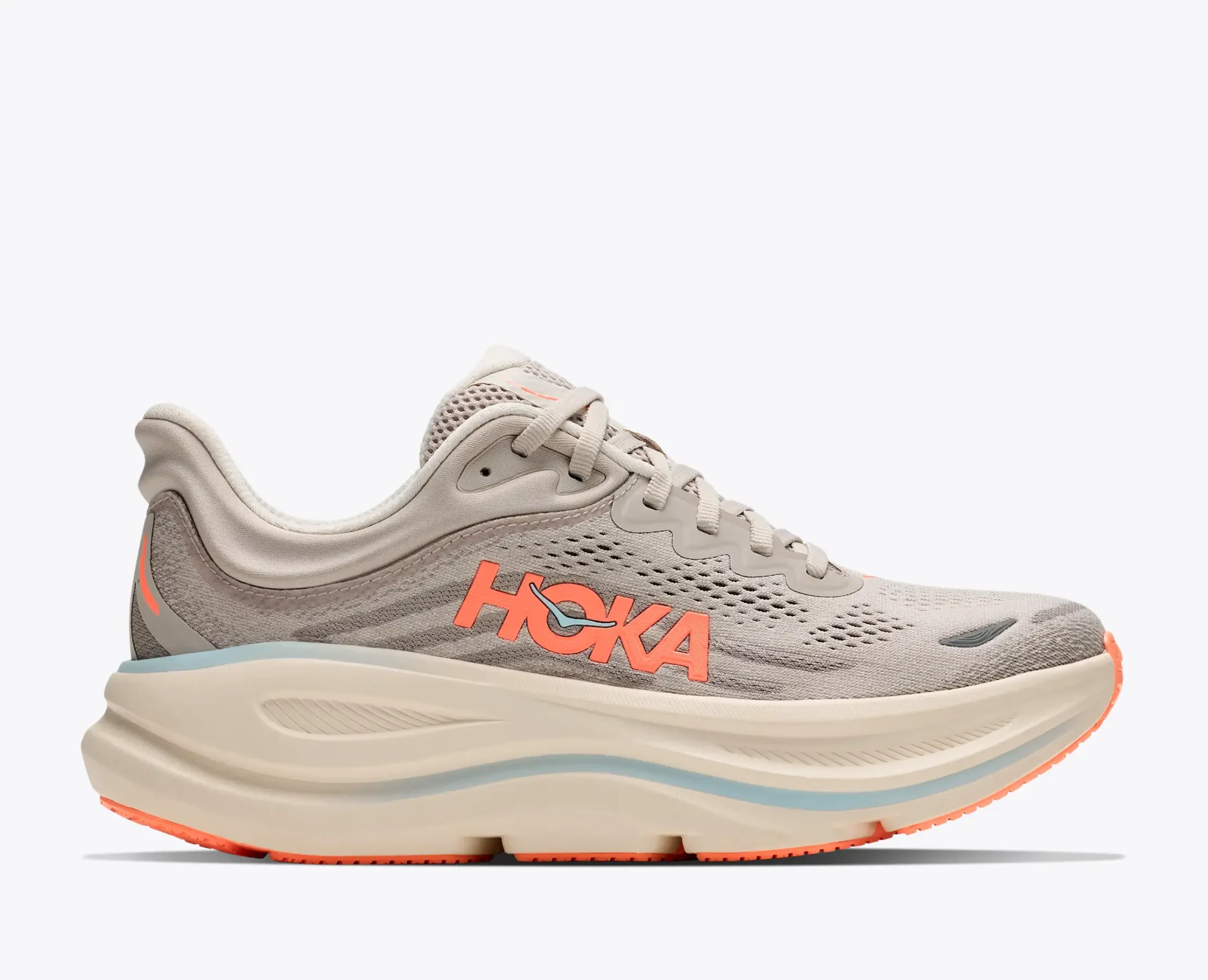 HOKA BONDI 9 KVENNA RIVER ROCK GREY - MINERAL ORE