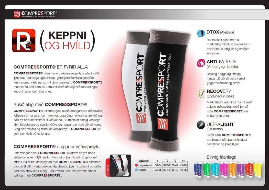 CompresSport R2 3.0 legghlífar bleikar - Image 6