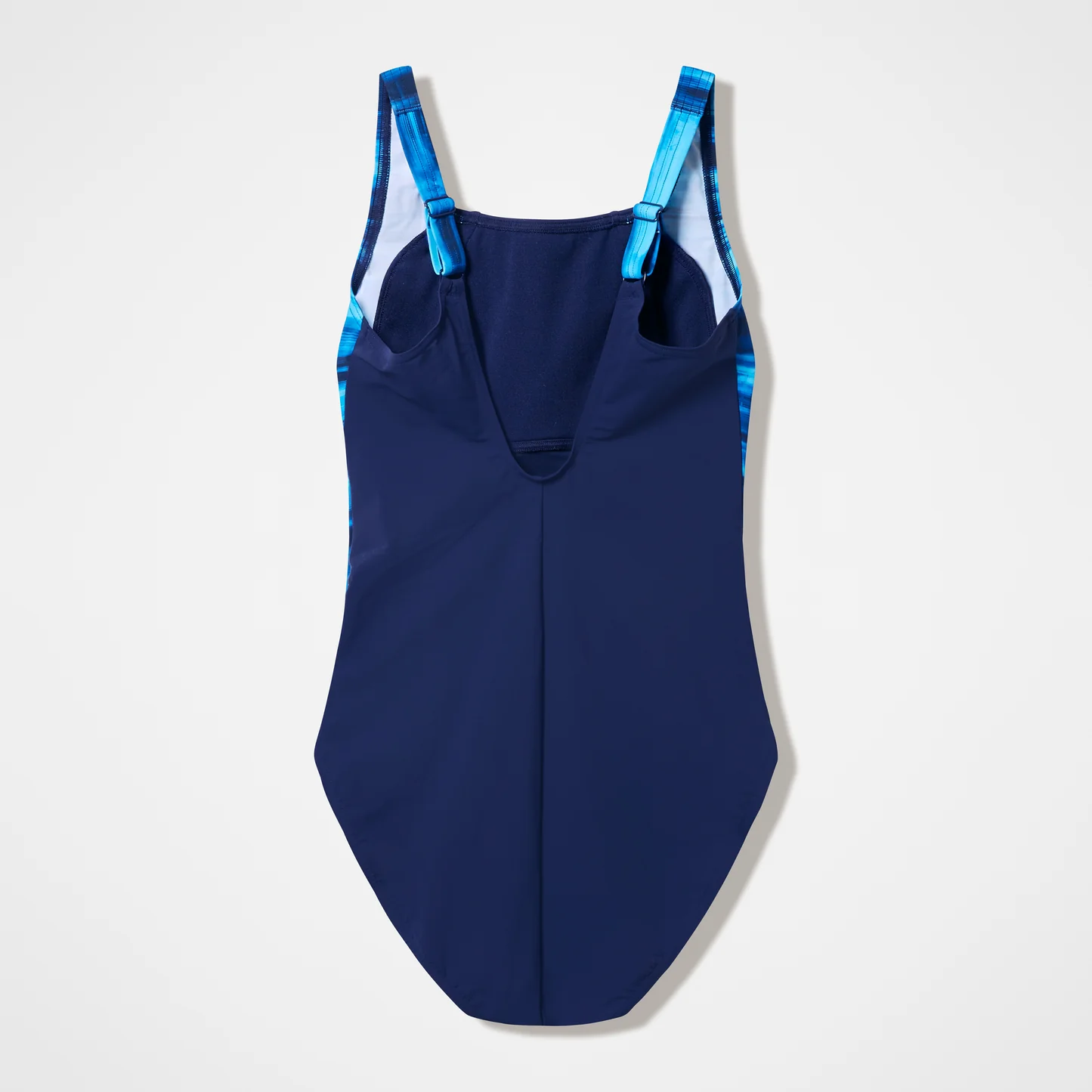 SPEEDO WOMENS LUNA LUSTRE PRINTED SWIMSUIT NAVY - Image 3