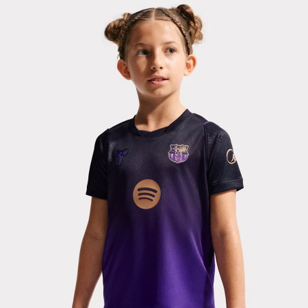 F.C. Barcelona 2026/27 Stadium Away Younger Kids Kobe Football Replica 3-Piece Kit