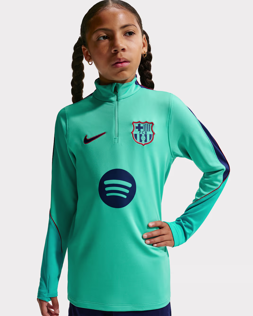 Nike F.C. Barcelona Strike Third Older Kids Nike Dri-FIT Football Knit Drill Top
