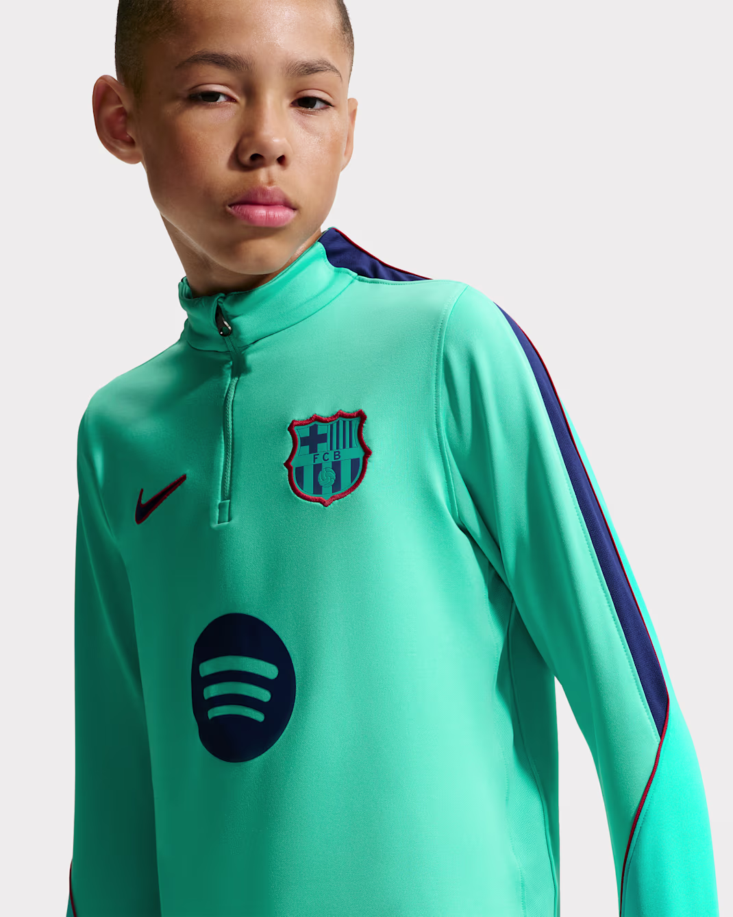 Nike F.C. Barcelona Strike Third Older Kids Nike Dri-FIT Football Knit Drill Top - Image 7
