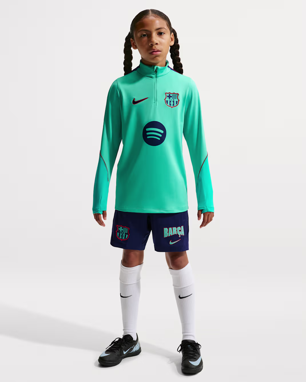 Nike F.C. Barcelona Strike Third Older Kids Nike Dri-FIT Football Knit Drill Top - Image 4