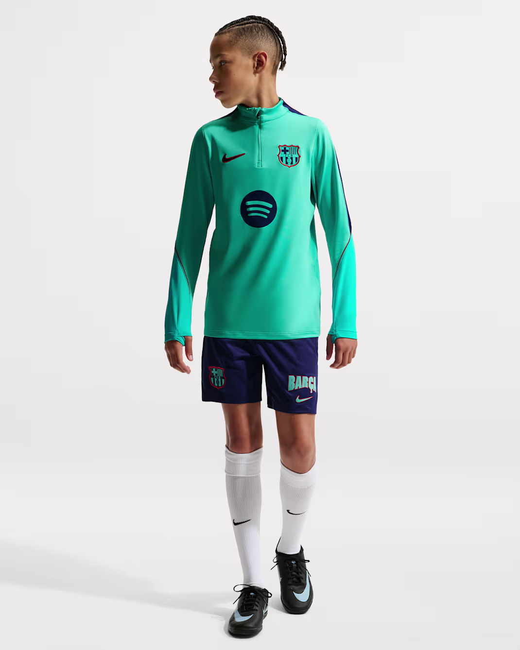Nike F.C. Barcelona Strike Third Older Kids Nike Dri-FIT Football Knit Drill Top - Image 3