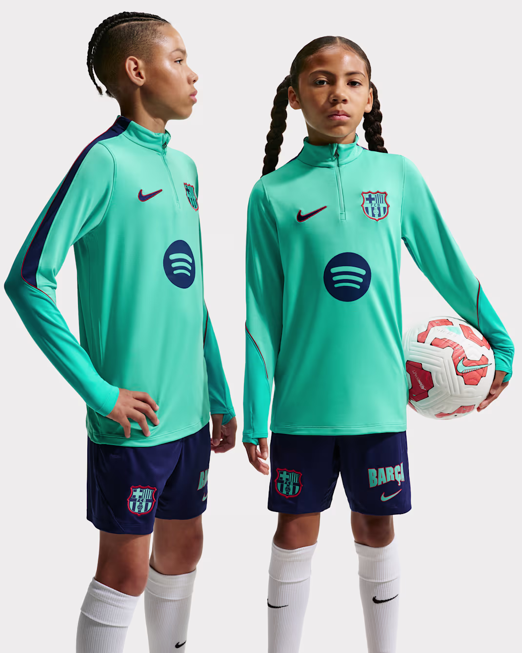 Nike F.C. Barcelona Strike Third Older Kids Nike Dri-FIT Football Knit Drill Top - Image 2
