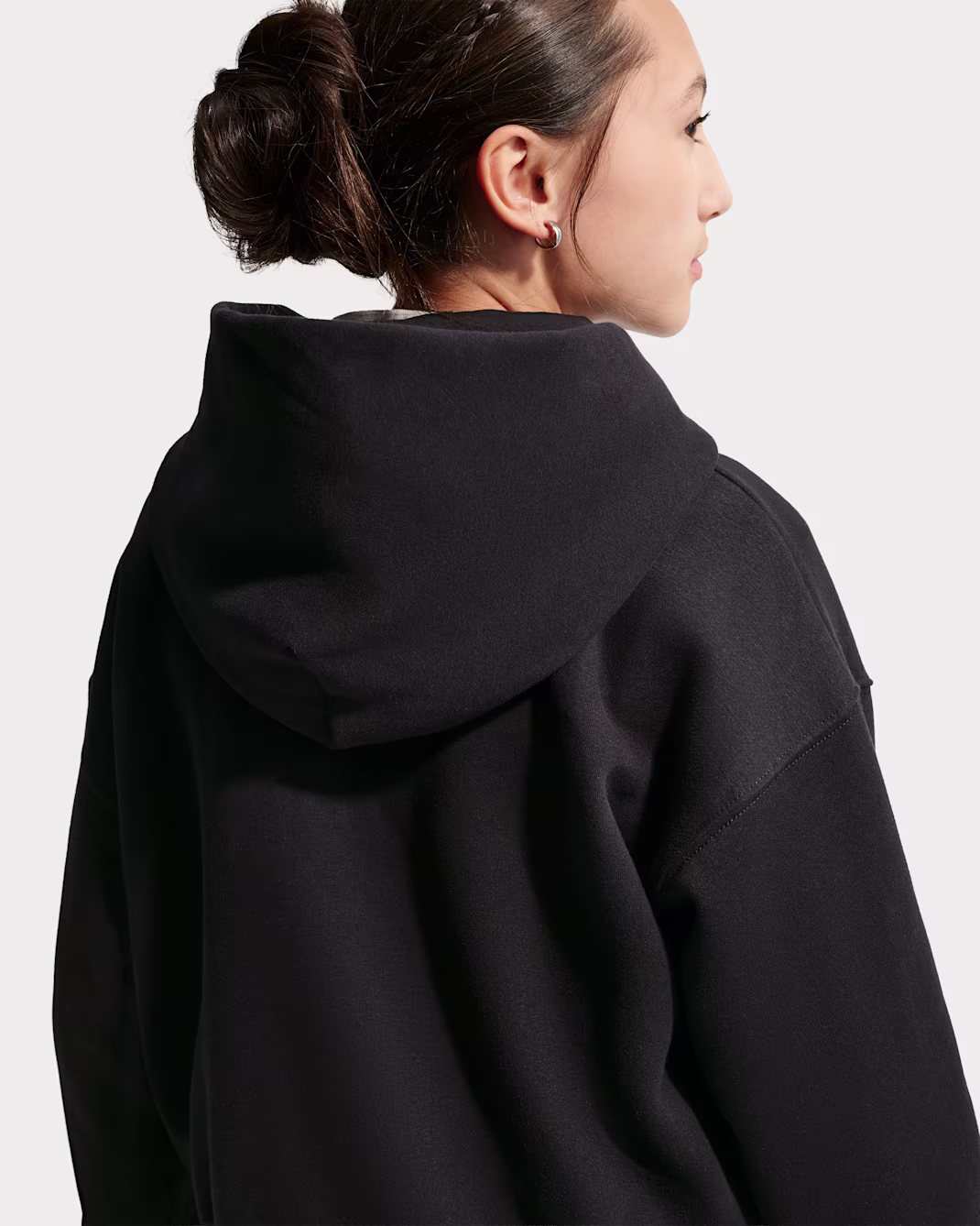 Nike Sportswear Studio Fleece Big Kids' (Girls') Oversized Full-Zip Hoodie - Image 6