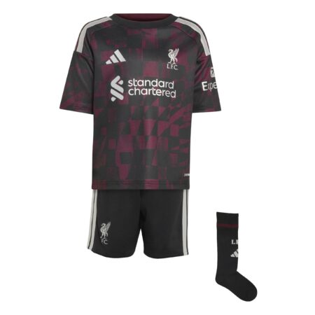 Adidas Black Liverpool FC 26/27 Third Kids Set