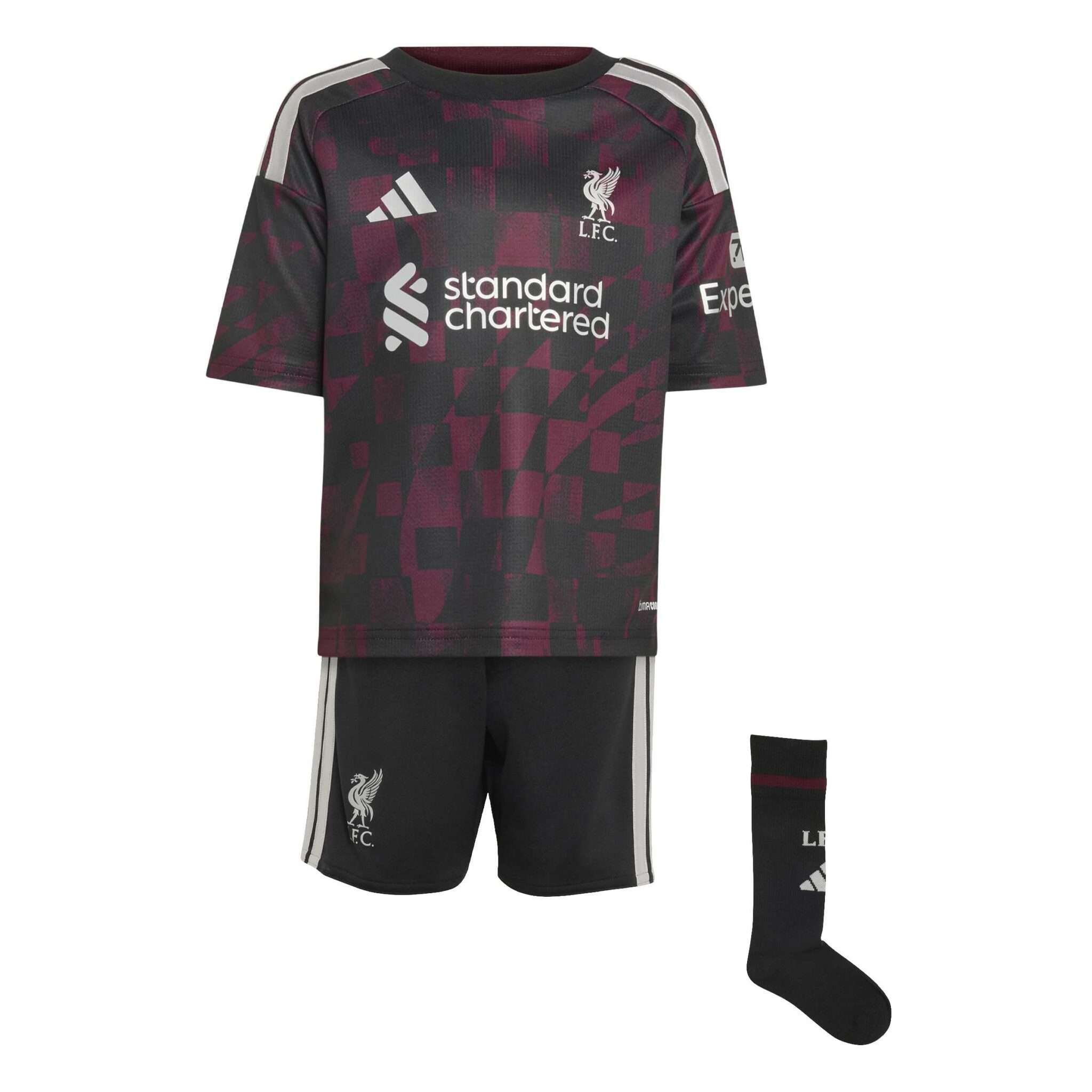 Adidas Black Liverpool FC 26/27 Third Kids Set