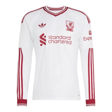 ADIDAS LIVERPOOL AWAY 26/27 ORIGINAL WHITE MENS LONG SLEEVE