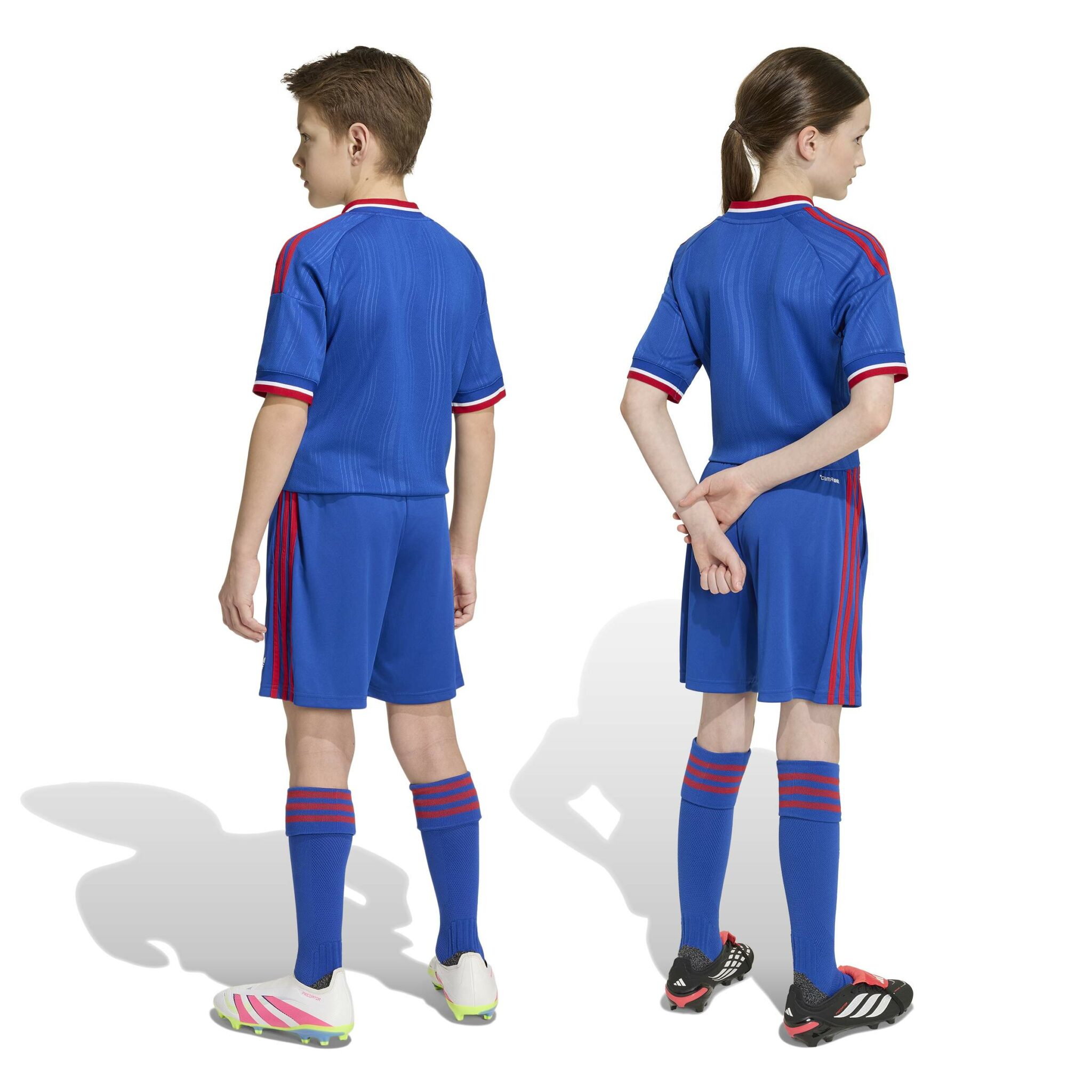 ADIDAS ORIGINALS MANCHESTER UNITED AWAY BARNASTUTTBUXUR 26/27 - Image 3