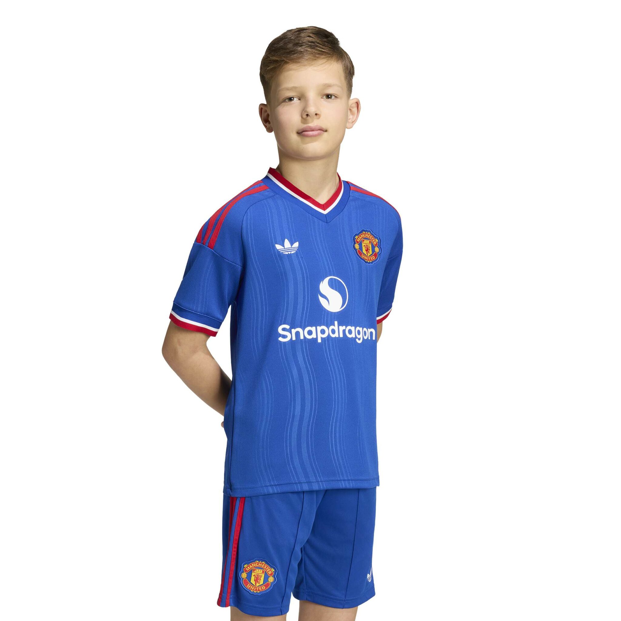 ADIDAS ORIGINALS MANCHESTER UNITED AWAY BARNATREYJA 26/27 - Image 4