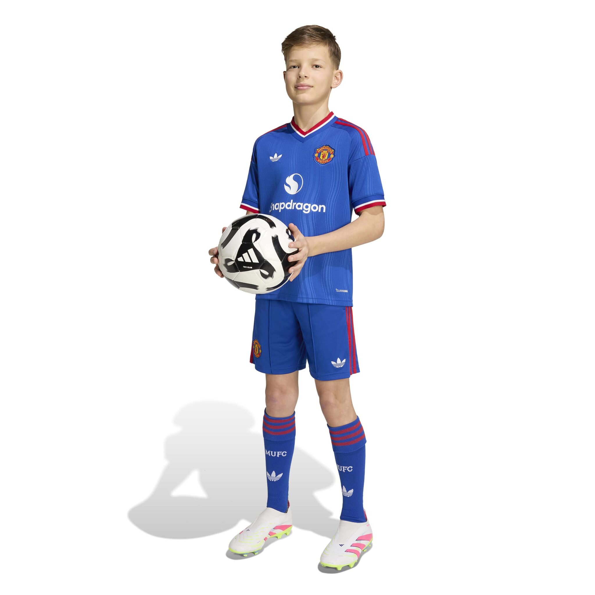 ADIDAS ORIGINALS MANCHESTER UNITED AWAY BARNATREYJA 26/27 - Image 6