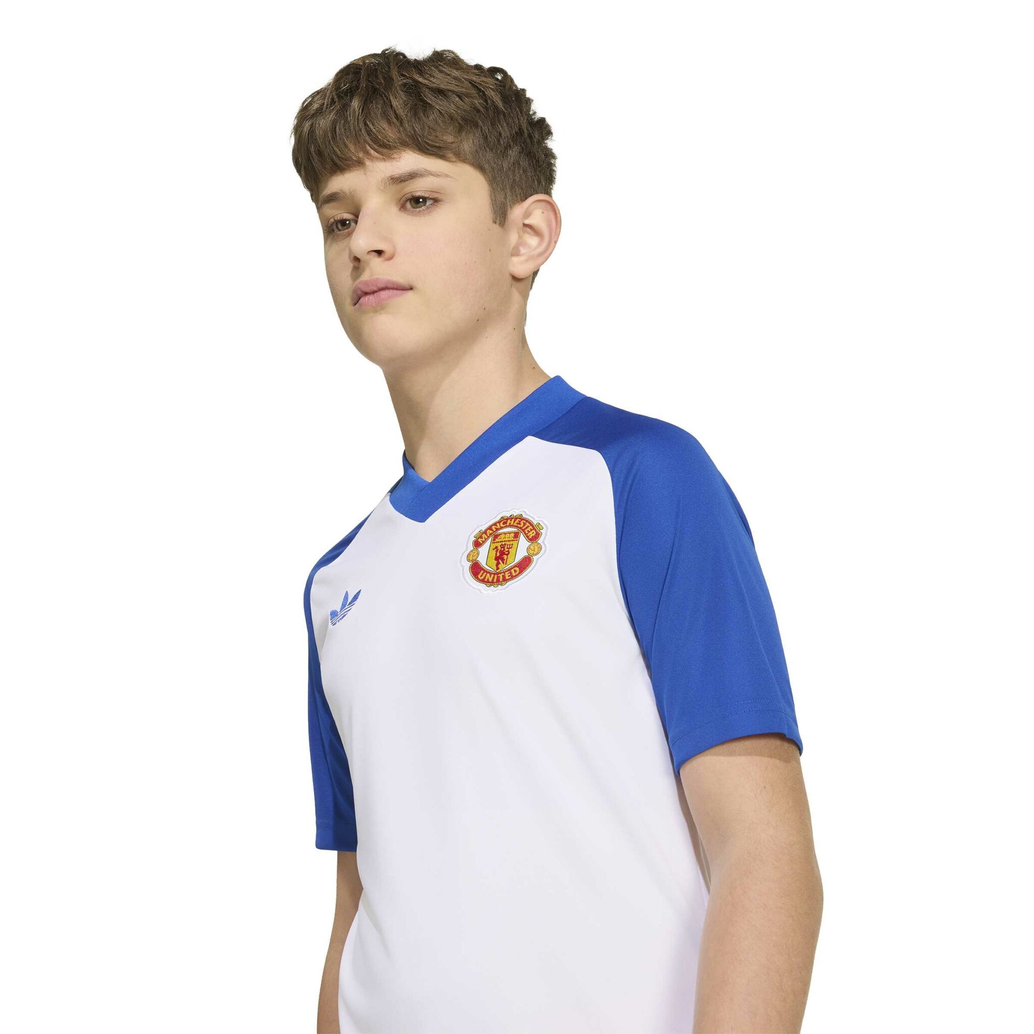 White Manchester United 26/27 Pre Match Jersey Kids - Image 6