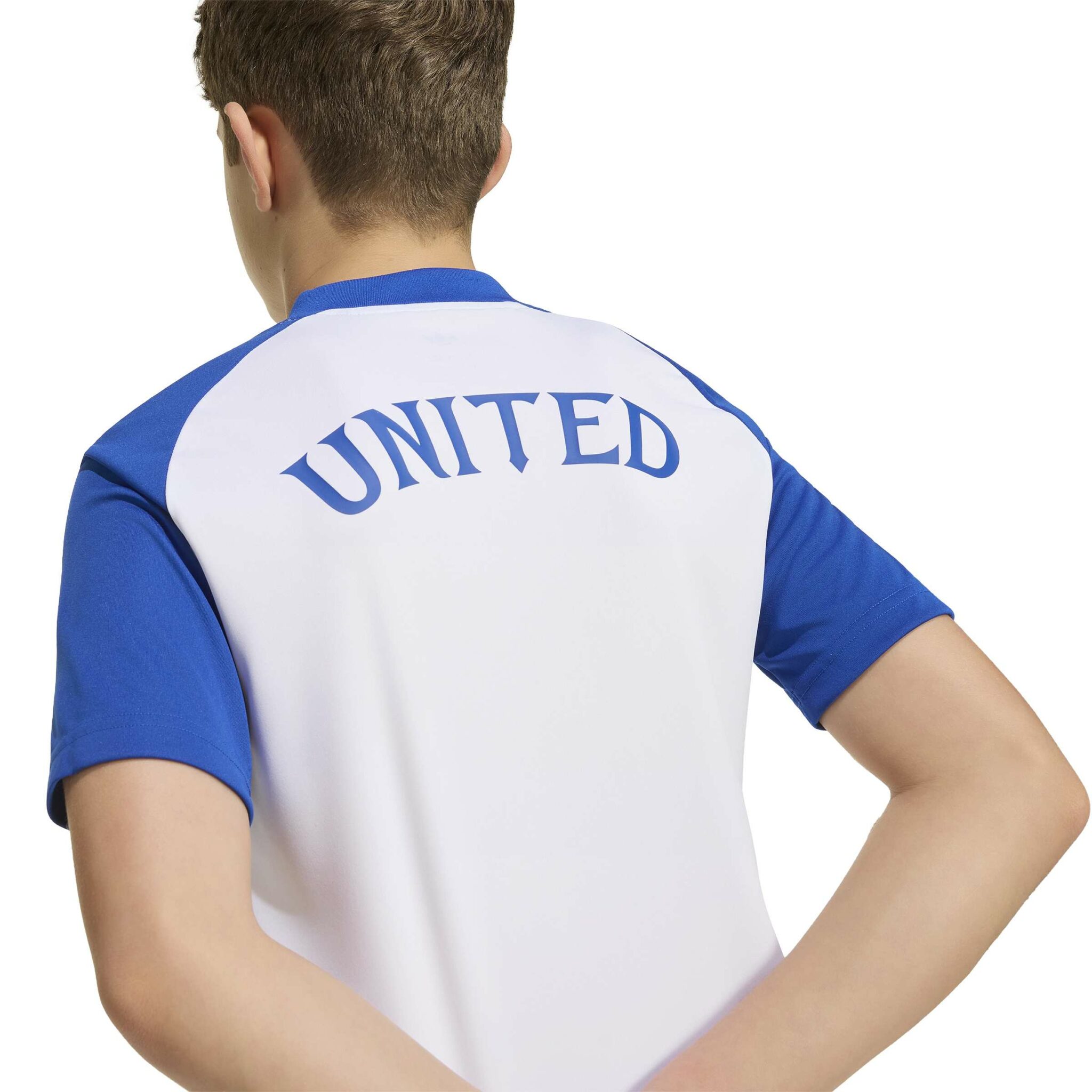 White Manchester United 26/27 Pre Match Jersey Kids - Image 2