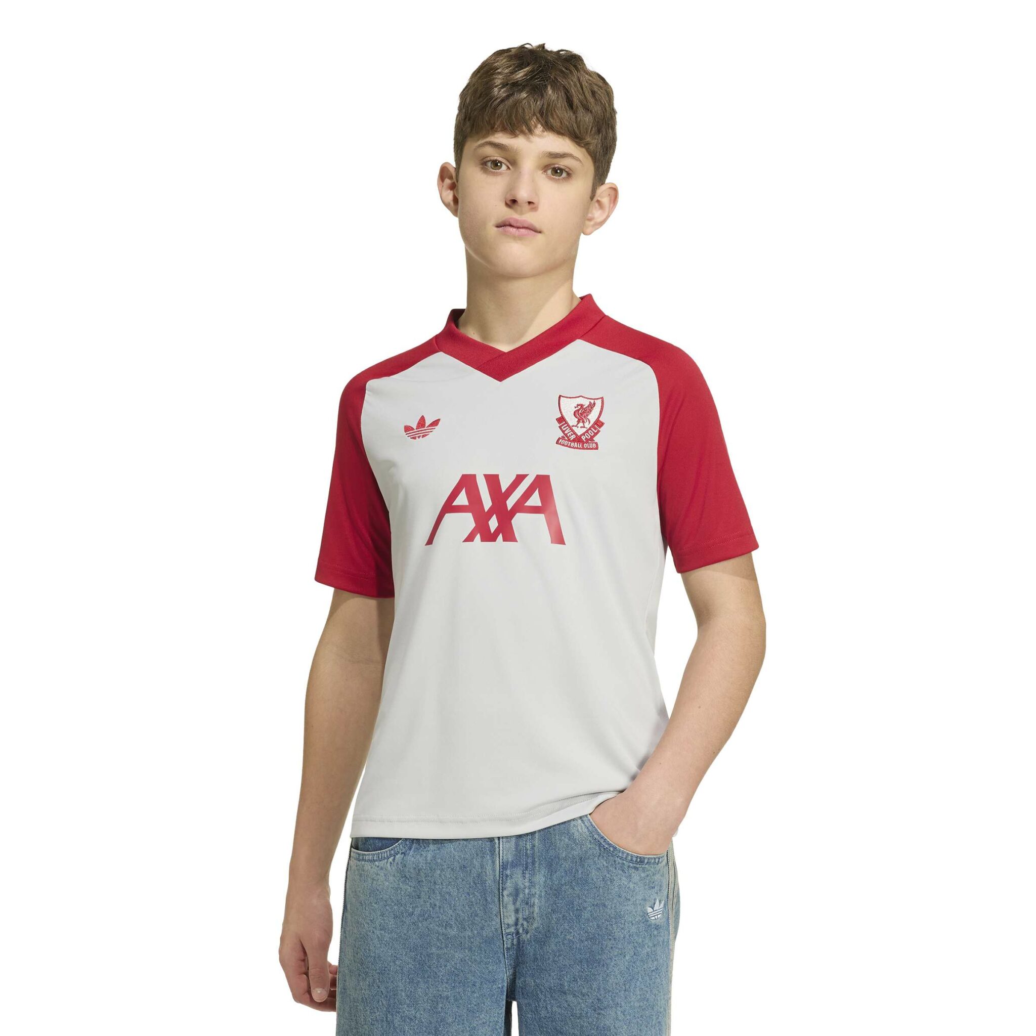 Adidas Grey Liverpool FC 26/27 Pre Match Jersey Kids - Image 5