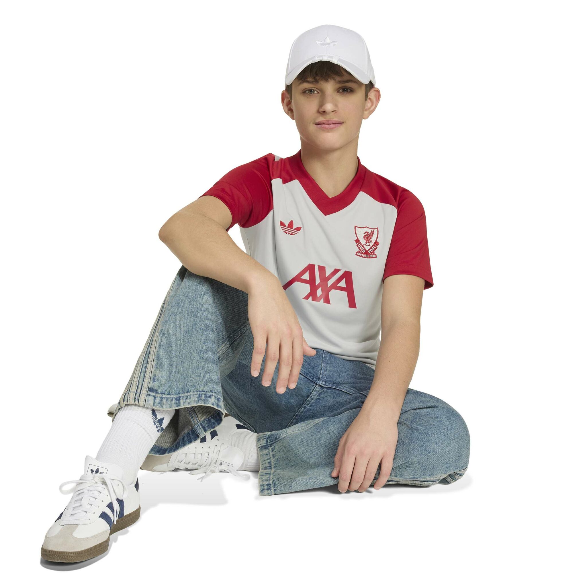 Adidas Grey Liverpool FC 26/27 Pre Match Jersey Kids - Image 9