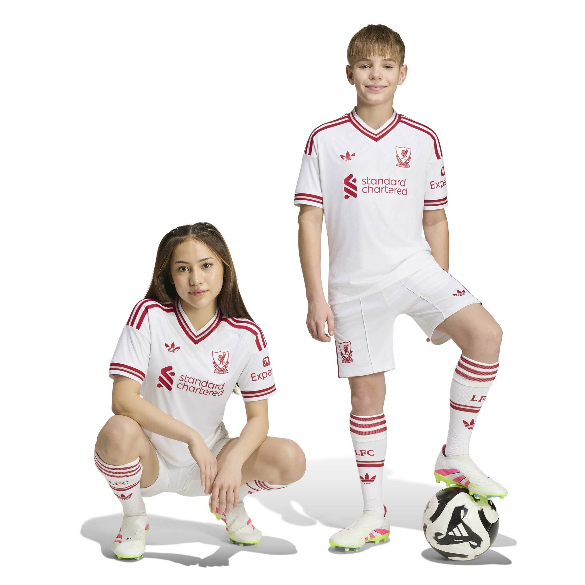 Adidas Liverpool FC 26/27 Away Short Kids liverpool stuttbuxur barna - Image 9