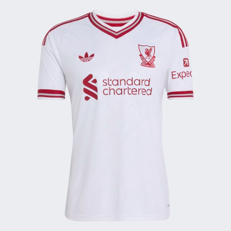 Adidas White Liverpool FC 26/27 Away Jersey - Treyja herra