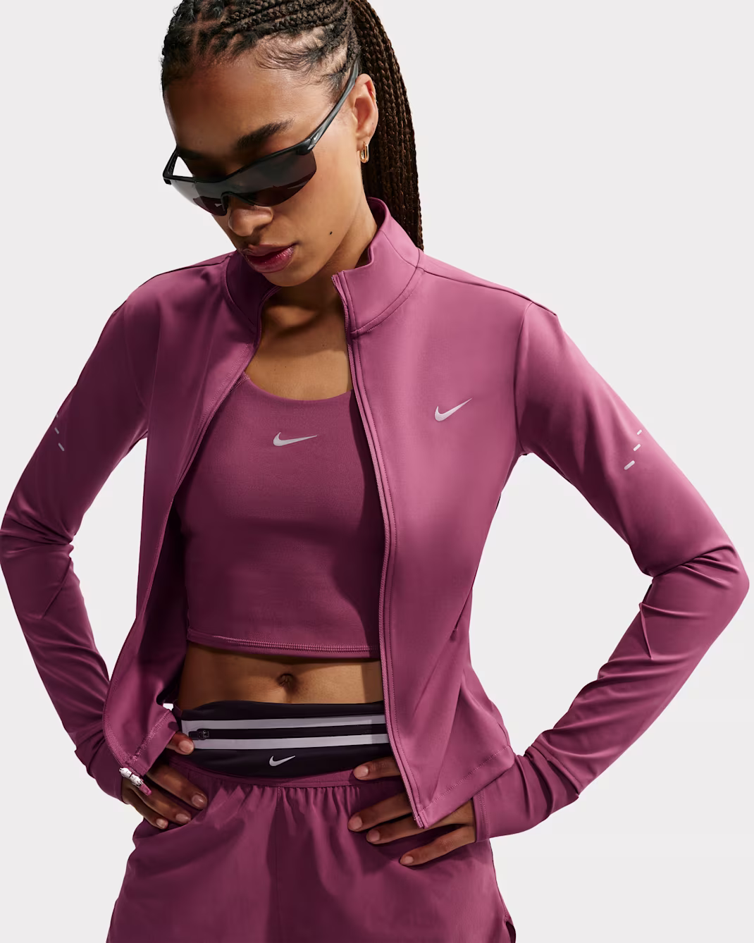 Nike Swift Womens Dri-FIT Full-Zip Running Jacket