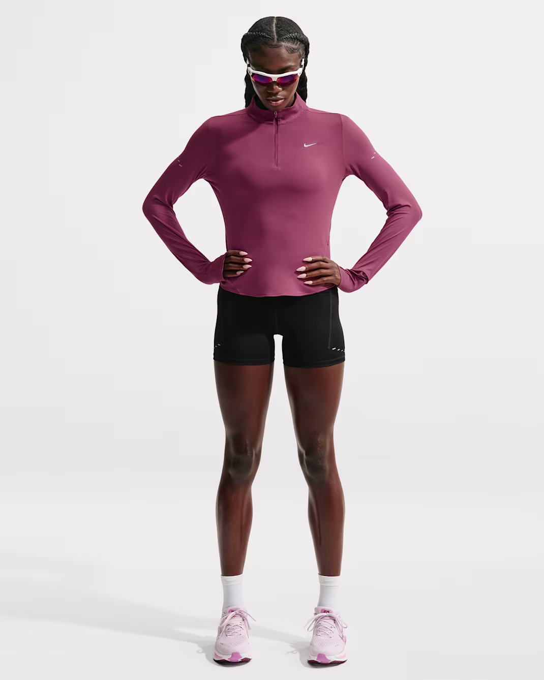 Dri-FIT Swift UV ShirtPink Smoke/Reflective Silver Element - Image 5