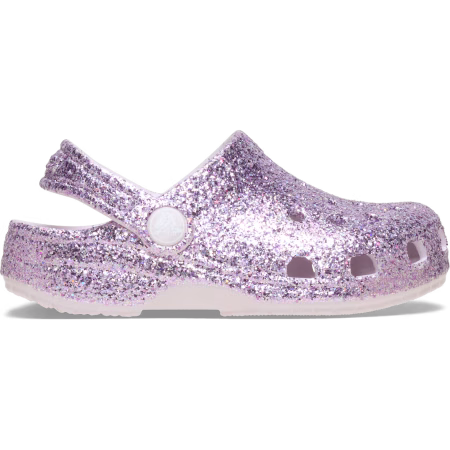 CROCS FJÓLUBLÁR CLASSIC CHUNKY GLITTER CLOG PS
