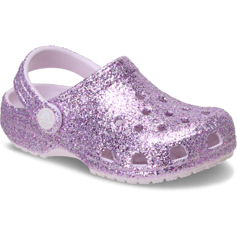 CROCS FJÓLUBLÁR CLASSIC CHUNKY GLITTER CLOG TD
