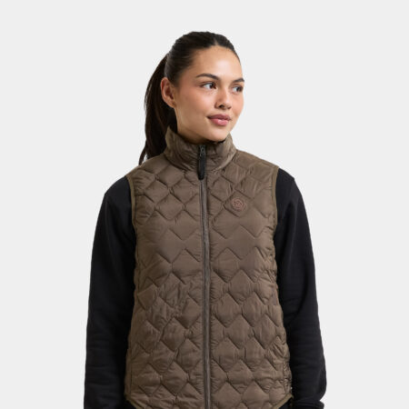 DIDRIKSONS EVY WNS VEST 2 MOCHA BROWN 34-48 - VESTI DÖMUR
