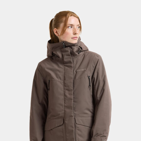 DIDRIKSONS FELIA DÖMU ÚLPA WNS PARKA MOCHA BROWN 34-48