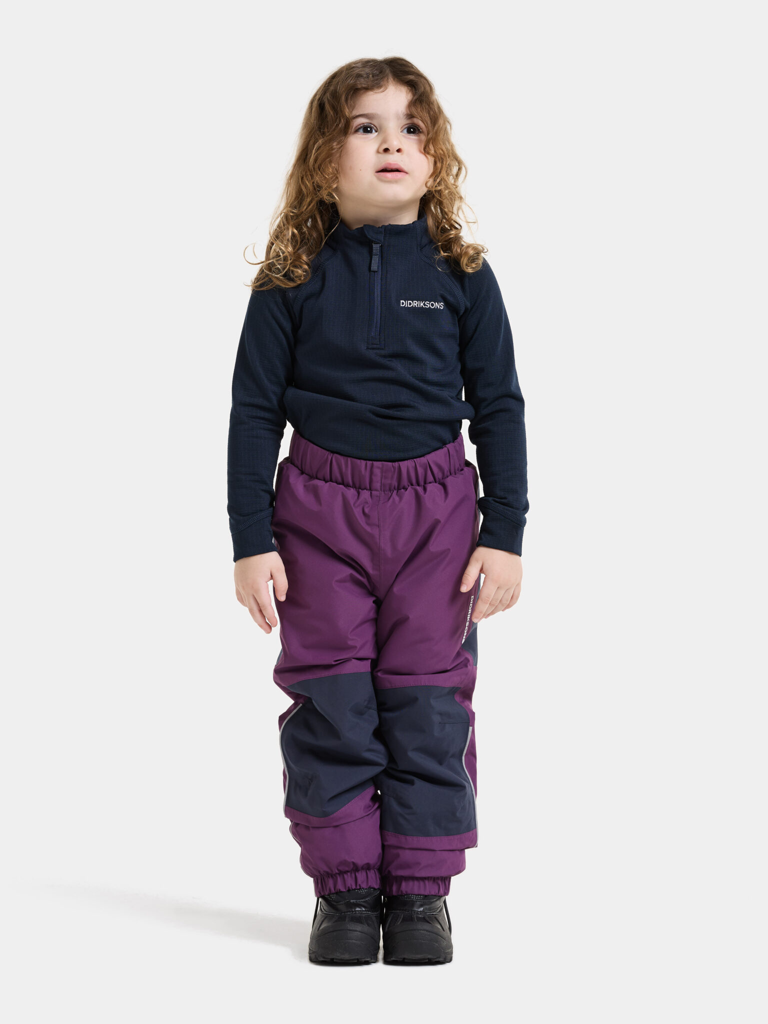 DIDRIKSONS NARVI KIDS PANTS 3 NORTHEN PURPLE - Image 5