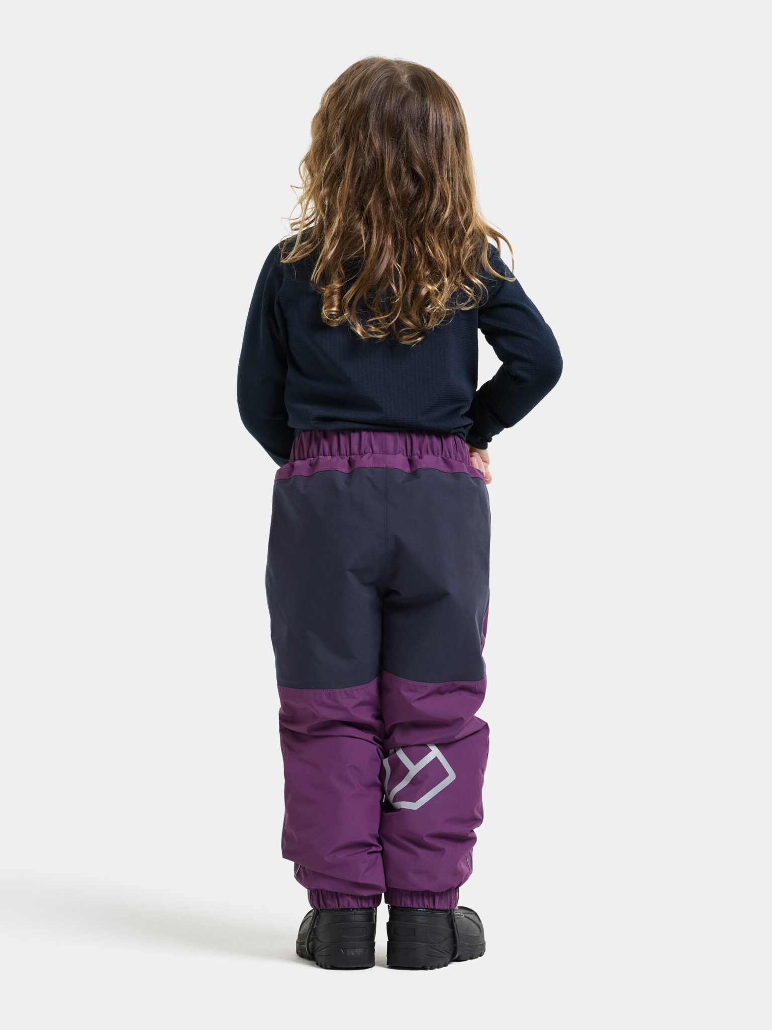 DIDRIKSONS NARVI KIDS PANTS 3 NORTHEN PURPLE - Image 3