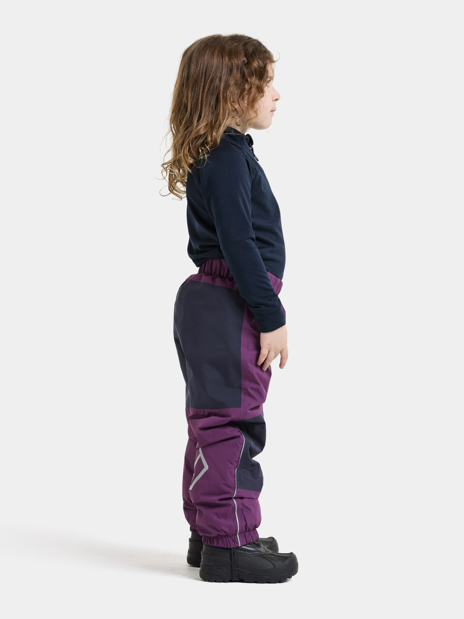 DIDRIKSONS NARVI KIDS PANTS 3 NORTHEN PURPLE - Image 2