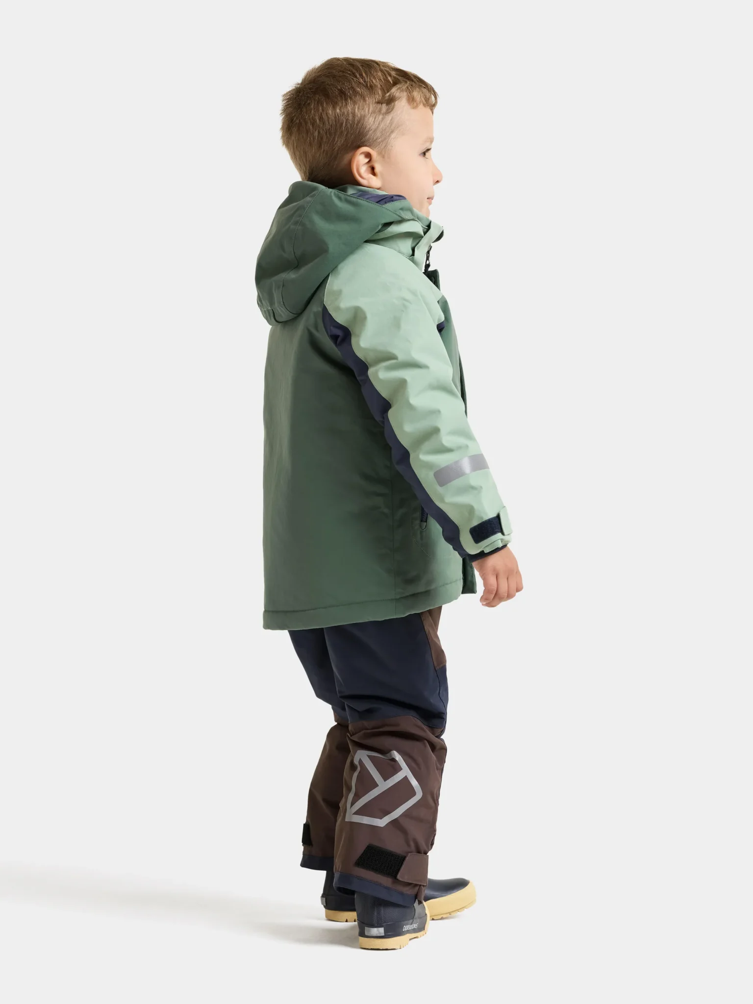 DIDRIKSONS BARNAÚLPA NEPTUN KIDS JKT 5 DARK MOSS 80-140 - Image 2