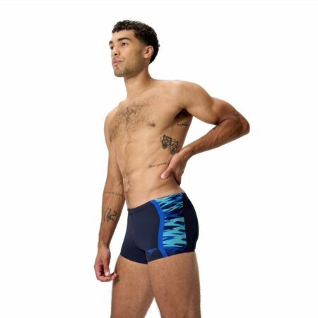 AM-HYPERBOOM SPLICE AQUASHORT-Navy blue sundskyla herra