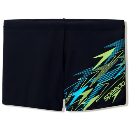 SPEEDO SUNDSKÝLA BARNA JM-MEDLEY LOGO AQUASHORT-Black green