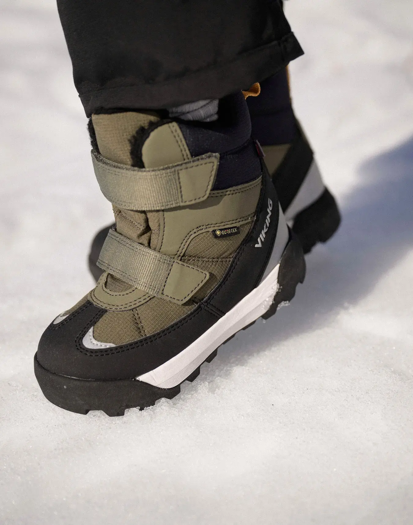 VIKING KULDASKÓR BARNA GORE-TEX EXPOWER WARM GTX OLIVE 22-33 - Image 6