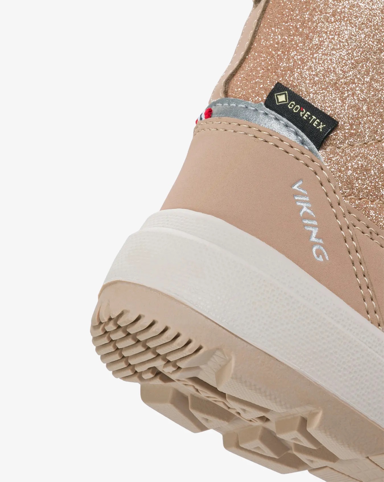 VIKING KULDASKÓR BARNA TOASTY GLITTER WARM GTX ZIP BEIGE GORE-TEX - Image 3