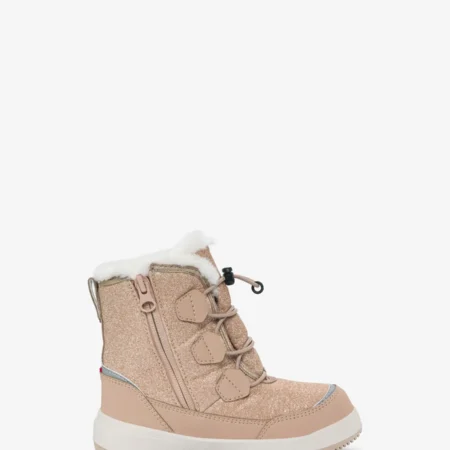 VIKING KULDASKÓR BARNA TOASTY GLITTER WARM GTX ZIP BEIGE GORE-TEX