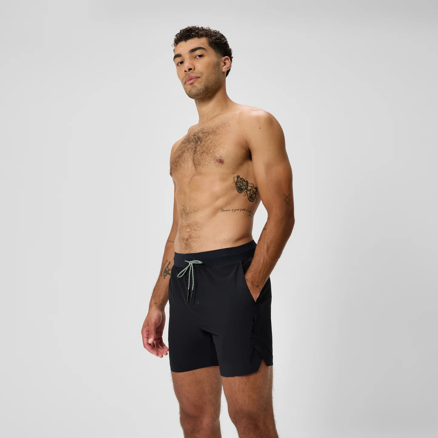 SPEEDO SUNSKYLA HERRA SOLID NEVER STOP SWIM SHORTS BLACK 16 INCH - Image 8