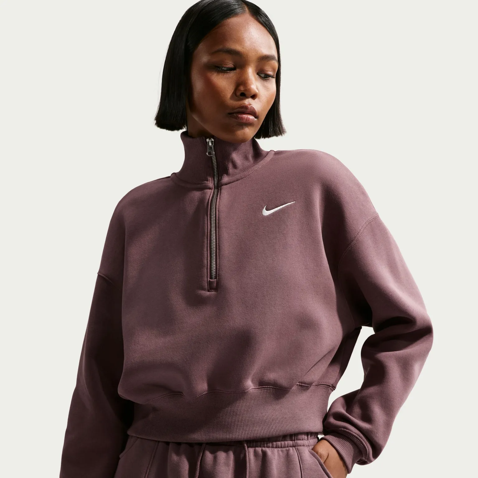 Nike Sportswear Phoenix Fleece Womens 1/4-Zip - Image 2