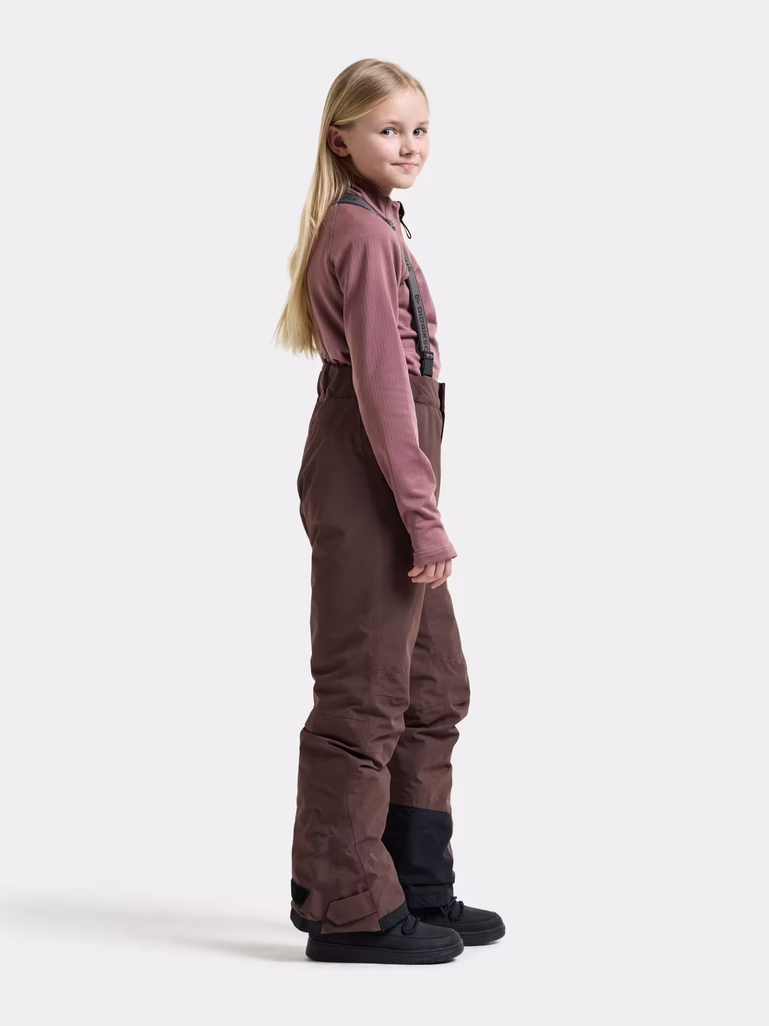 DACIT KIDS PANTS SHADOW BROWN 120-170 DIDRIKSONS SNJÓBUXUR BARNA - Image 3