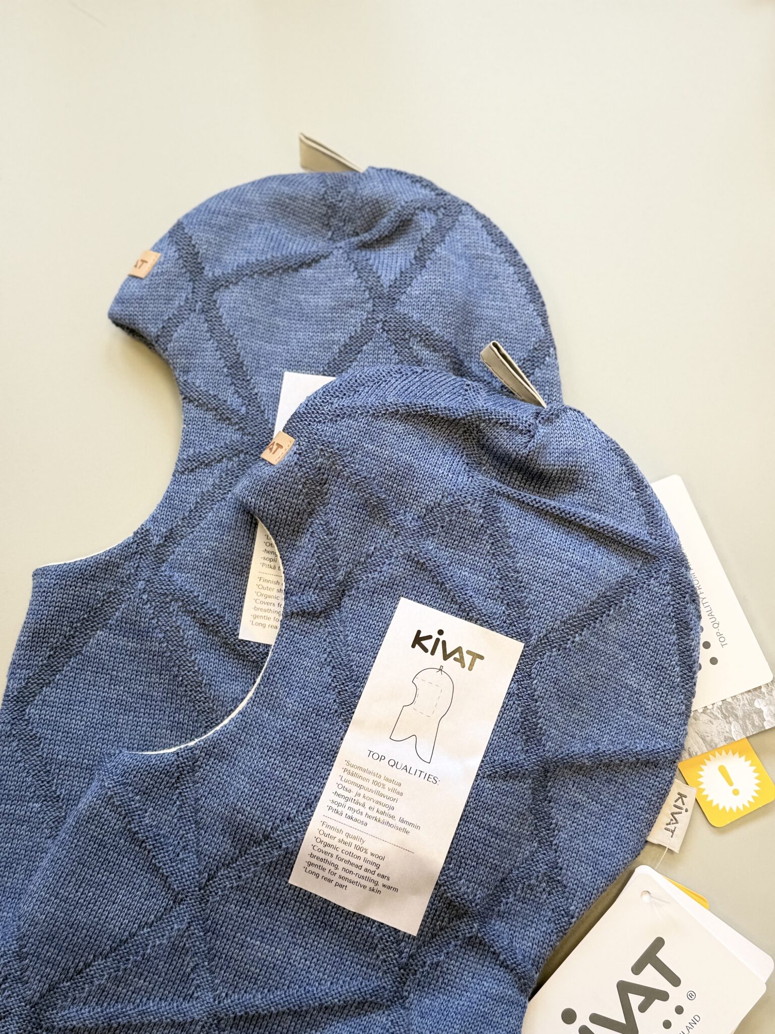KIVAT KAÐLA ÁN DÚSK BLÁ MERINOULL