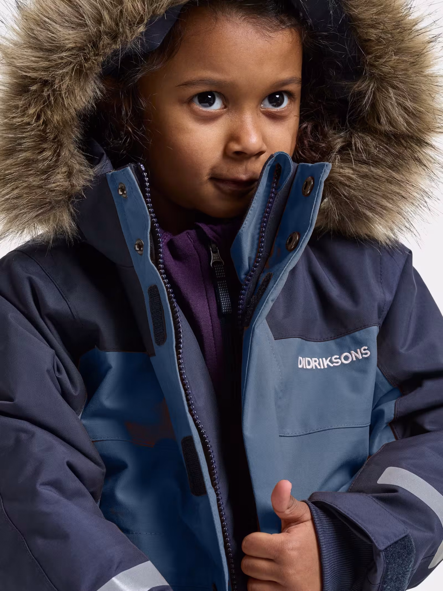 DIDRIKSONS KULDAGALLI BJARVEN KIDS COVER 5 NAVY 80-140 - Image 7