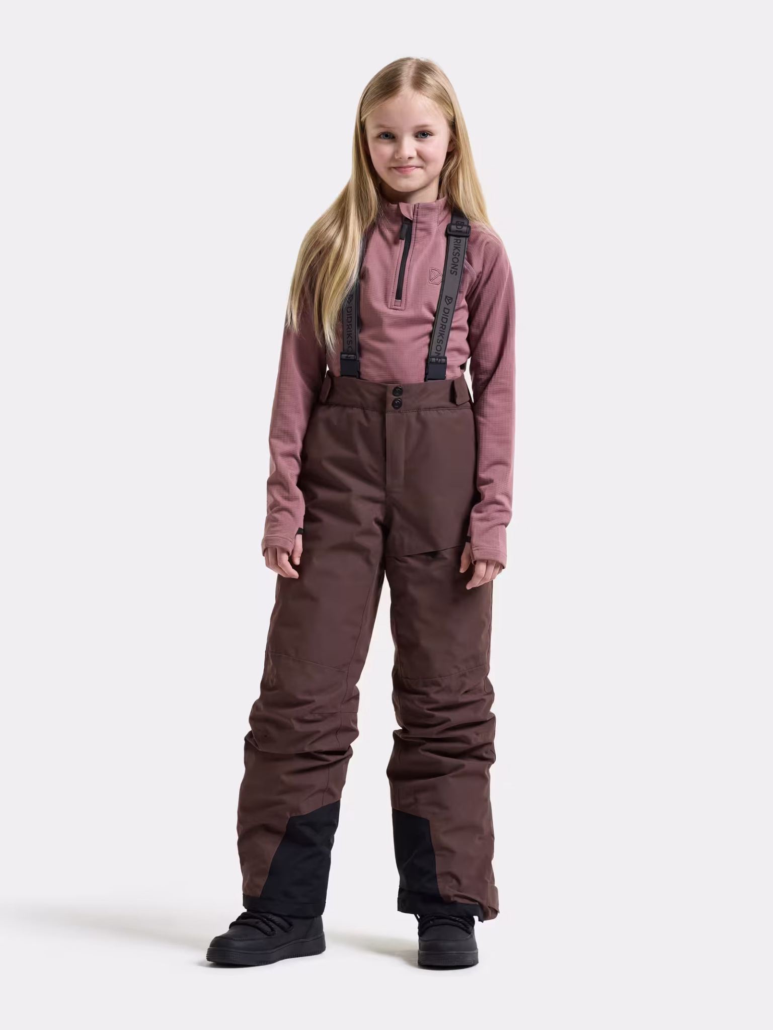 DACIT KIDS PANTS SHADOW BROWN 120-170 DIDRIKSONS SNJÓBUXUR BARNA