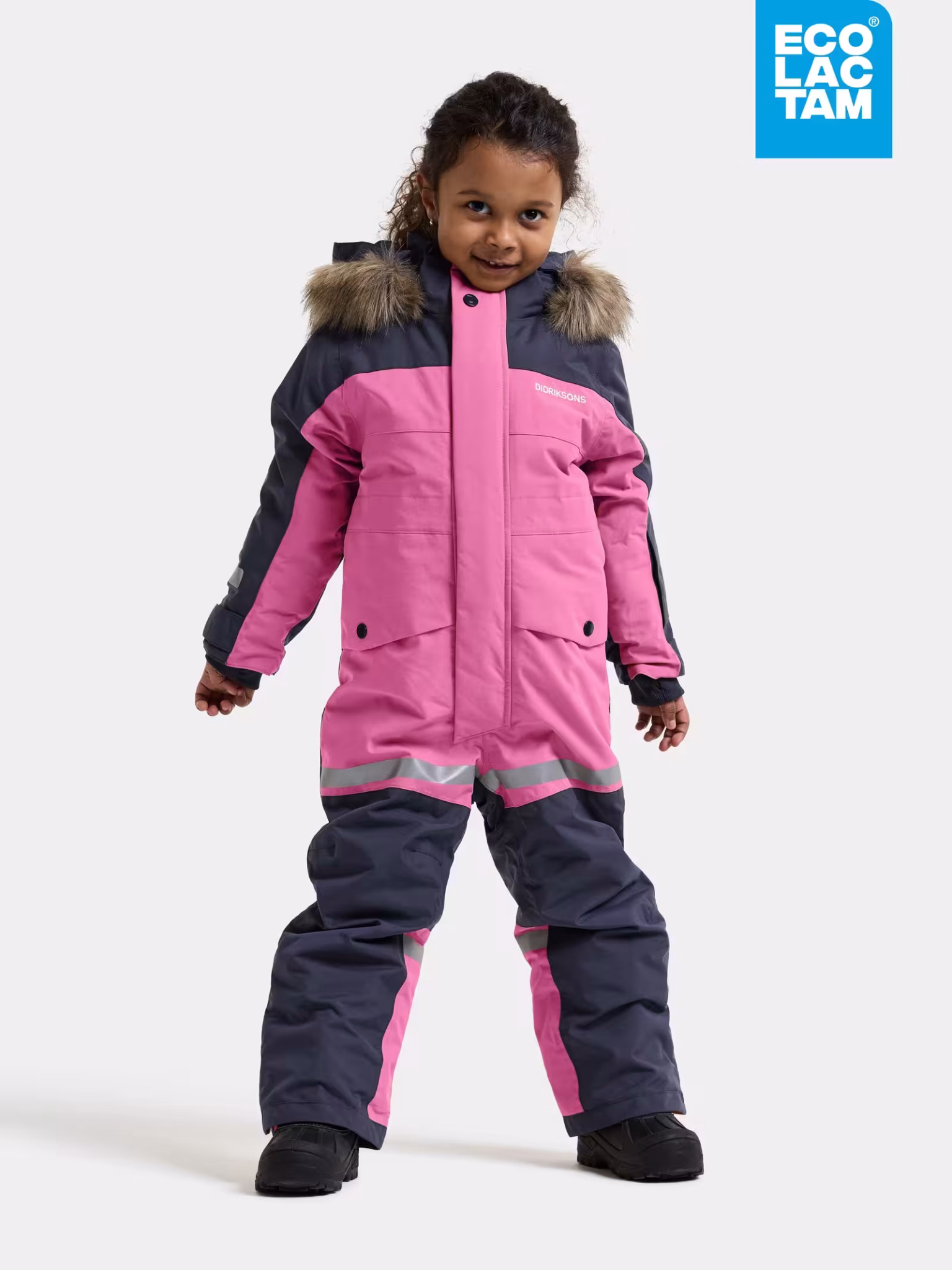 DIDRIKSONS KULDAGALLI BJARVEN KIDS COVER 5 HEATHER PINK