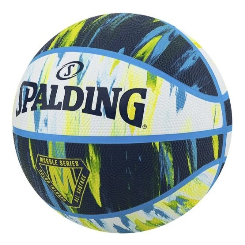 SPALDING KÖRFUBOLTI SPALDING MARBLE NAVY/VOLT - Image 2