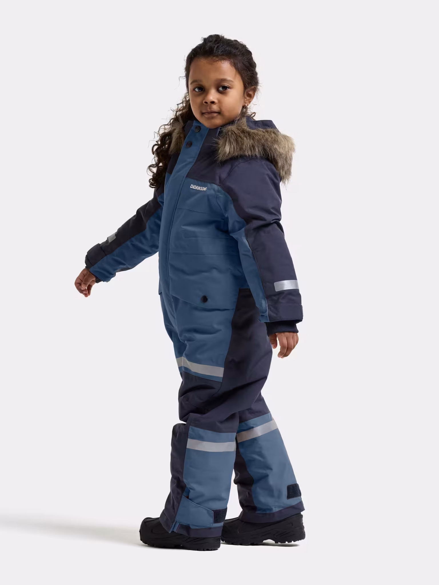 DIDRIKSONS KULDAGALLI BJARVEN KIDS COVER 5 NAVY 80-140
