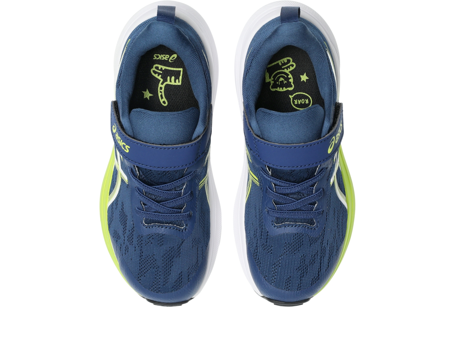 Asics GT-1000 14 PS - Barnaskór Independence Blue/Neon Lime - Image 6
