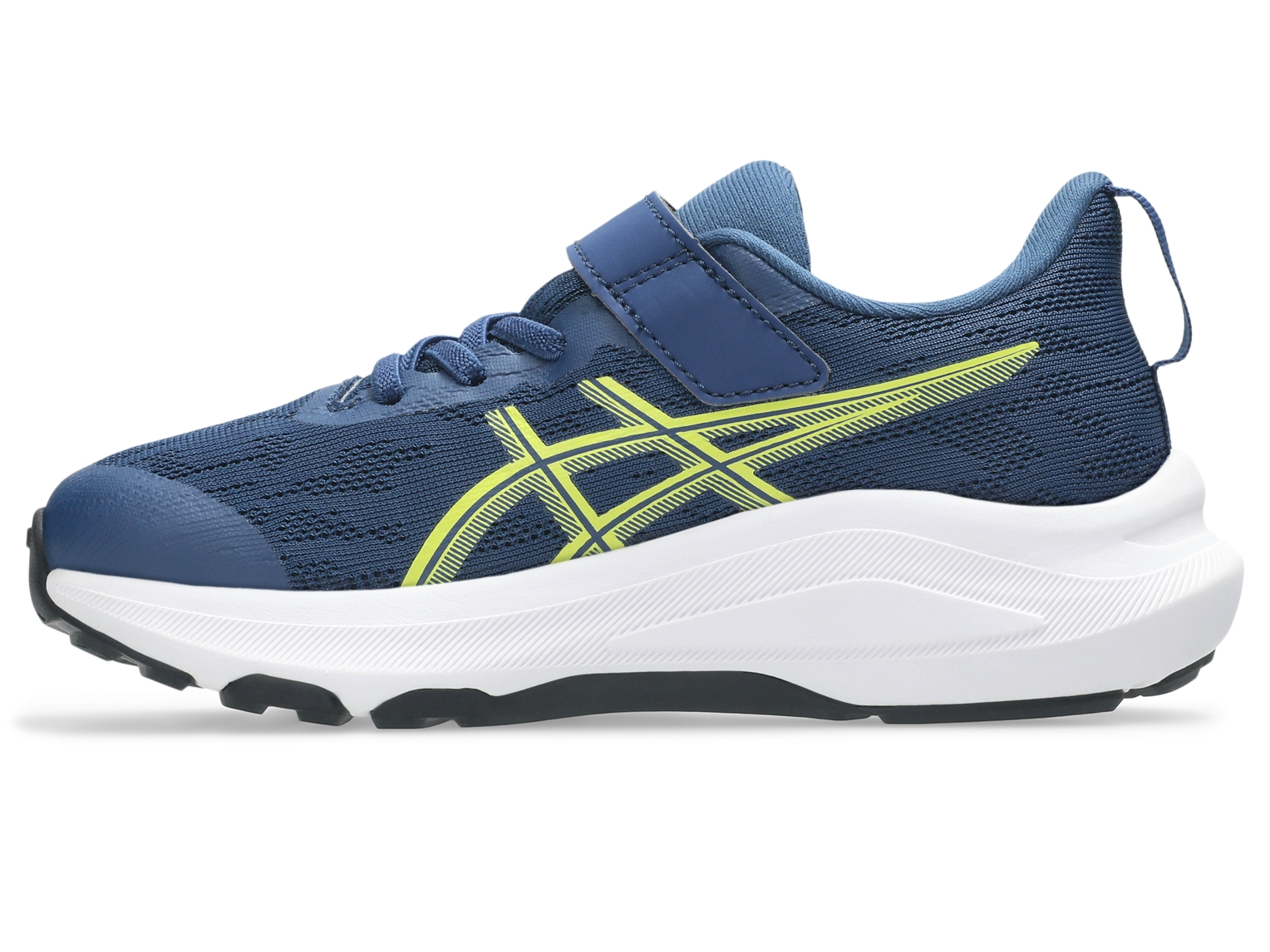 Asics GT-1000 14 PS - Barnaskór Independence Blue/Neon Lime - Image 3