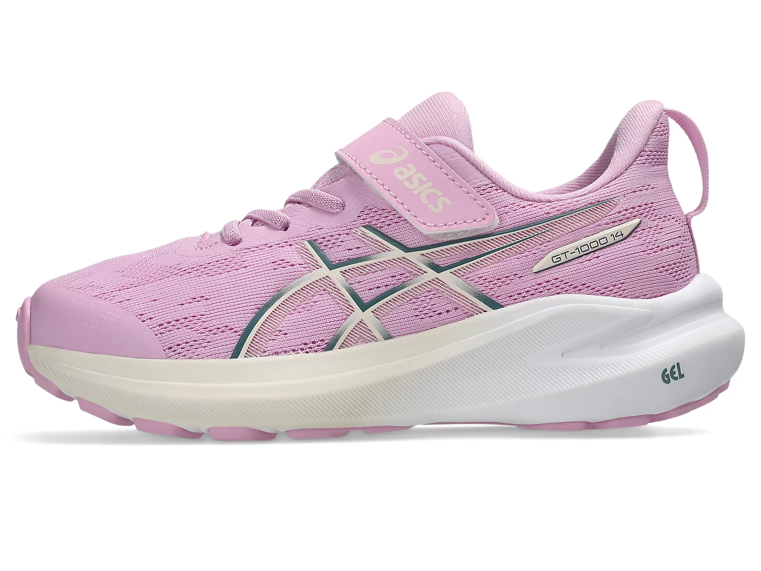 Asics GT-1000 14 PS - Barnaskór Hazy Lilac/Rosy Dust - Image 3