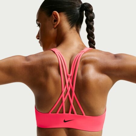 Nike Womens Indy Strappy Sports Bra - Pink